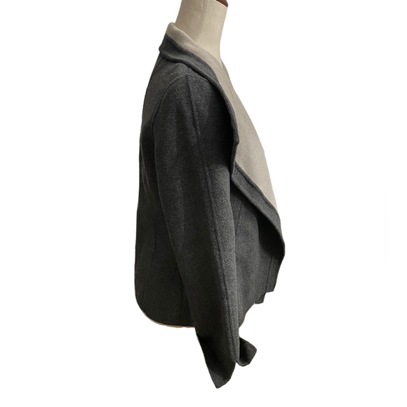 St. John Angora and Wool Blend Open Front Sweater Jacket - Picture 4 of 15